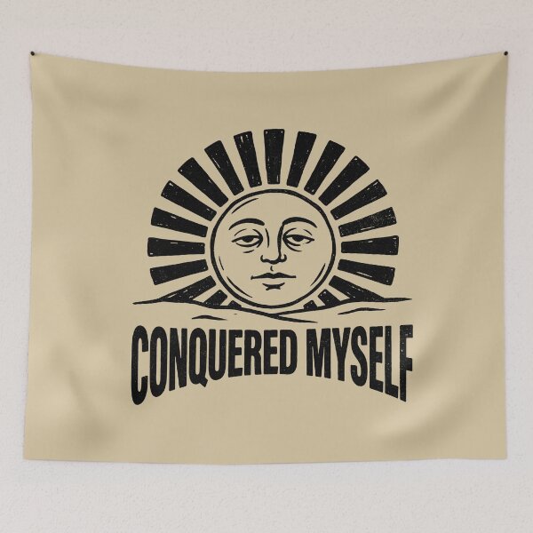Item preview, Conquered Myself Rising Sun Vintage designed and sold by SplashTastic.
