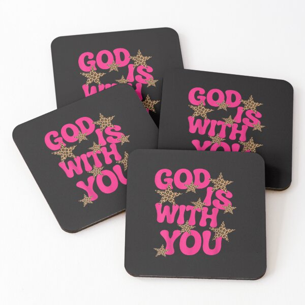 Item preview, God Is With You Christian Faith Shirt Retro Groovy Leopard Print Religious Bible Verse Inspirational Gift designed and sold by kiralynstration.