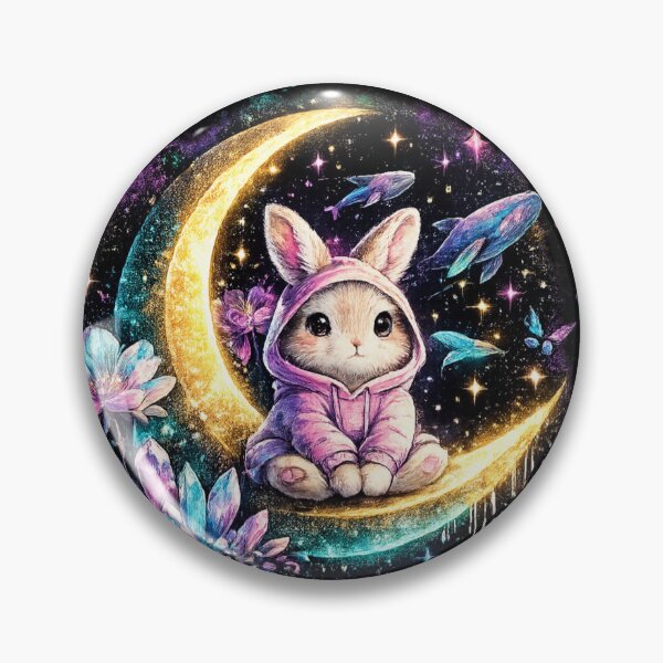 Item preview, Believe the Impossible – Cosmic Rabbit Fantasy Art designed and sold by Dogandesighn.