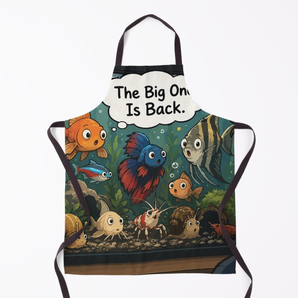 Item preview, The Big One Is Back Funny Aquarium designed and sold by SimplePoDesign.