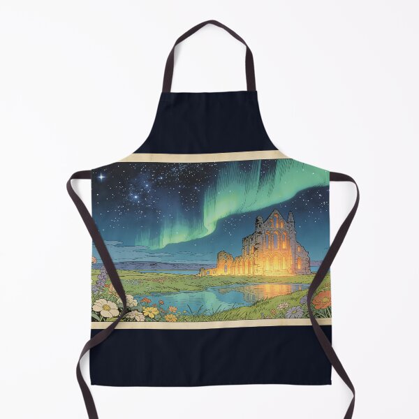 Item preview, Aurora Over the Ancient Abbey designed and sold by KiraChie.