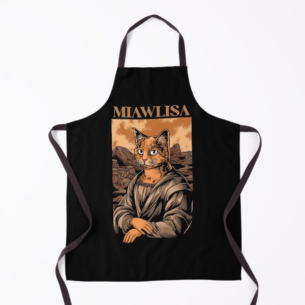 Item preview, Miawlisa Funny Cat Mona Lisa Parody Vintage Art designed and sold by phsycartwork.