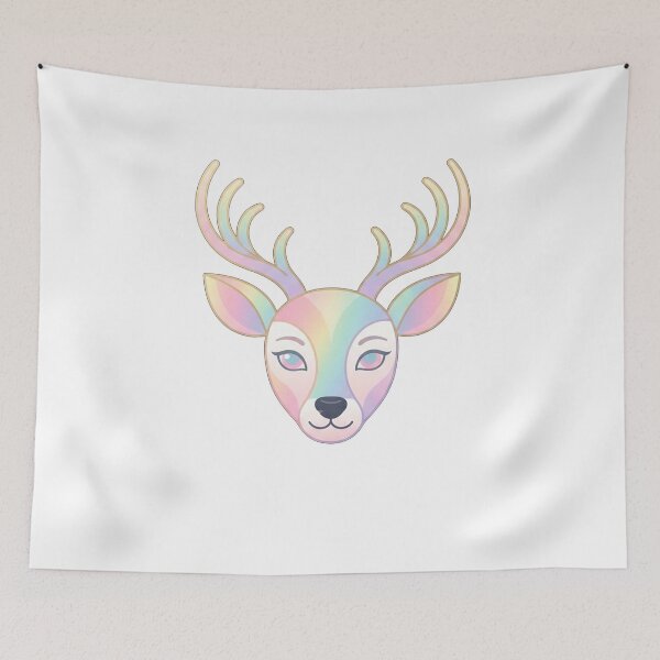 Item preview, Iridescent Pastel Deer Head designed and sold by Owcomm.