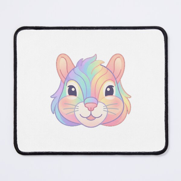 Item preview, Pastel Rainbow Squirrel Face designed and sold by Owcomm.