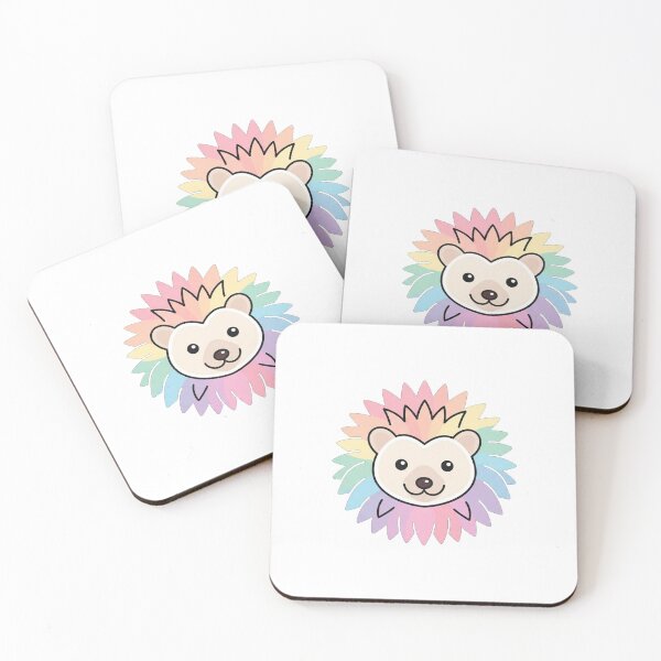 Item preview, Rainbow Pastel Hedgehog designed and sold by Owcomm.