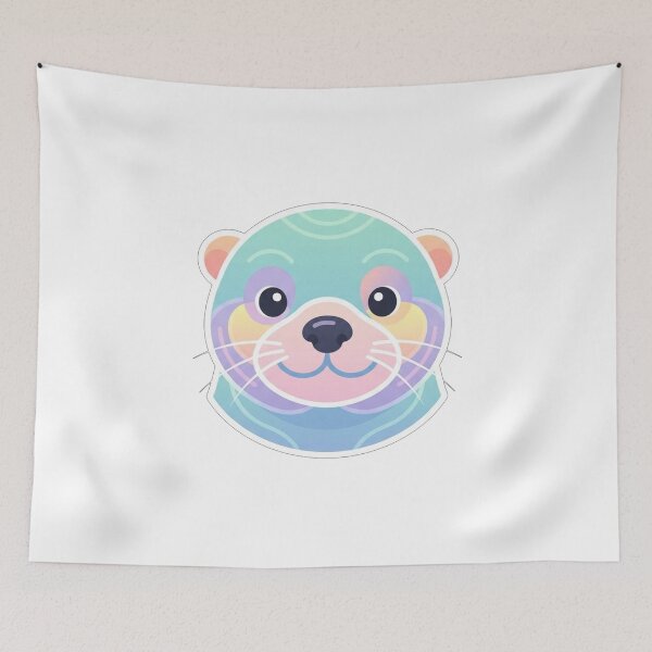 Item preview, Pastel Rainbow Otter designed and sold by Owcomm.