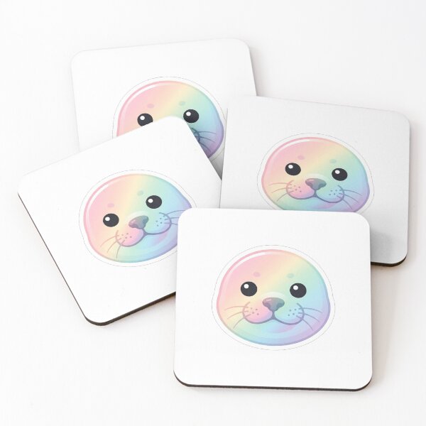 Item preview, Iridescent Rainbow Seal Face designed and sold by Owcomm.