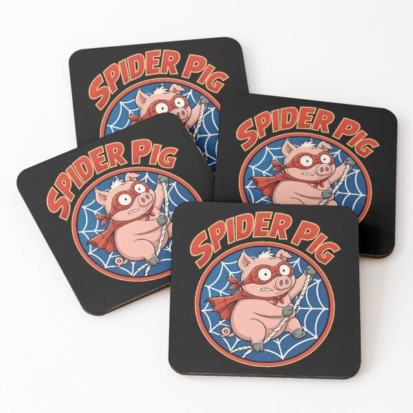 Item preview, SPIDER PIG | Funny Superhero Pig Parody Comic Graphic designed and sold by dwinburn.