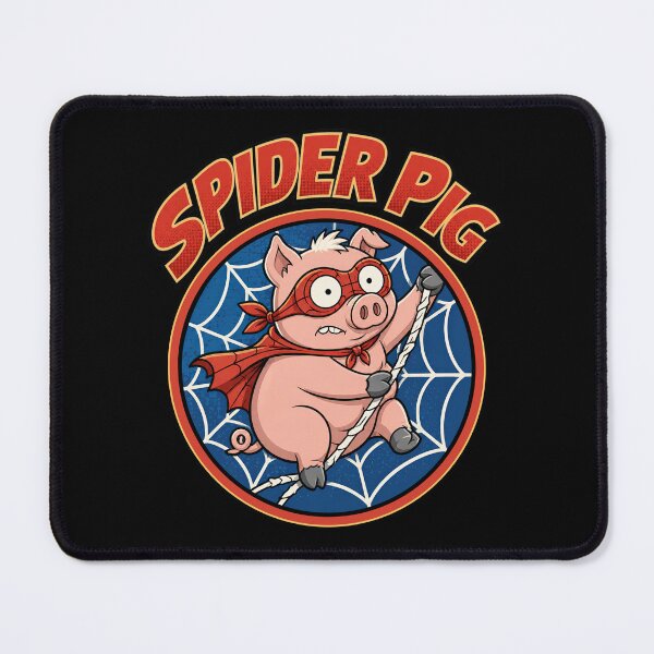 Item preview, SPIDER PIG | Funny Superhero Pig Parody Comic Graphic designed and sold by dwinburn.