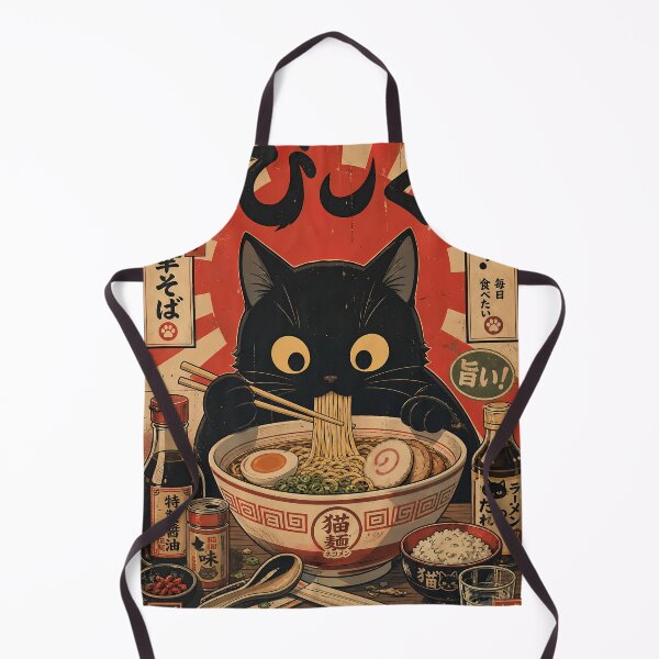Item preview, Cat Ramen Retro Japanese Noodles Kawaii designed and sold by PurrfectHome.