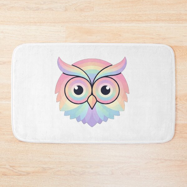 Item preview, Pastel Rainbow Owl designed and sold by Owcomm.