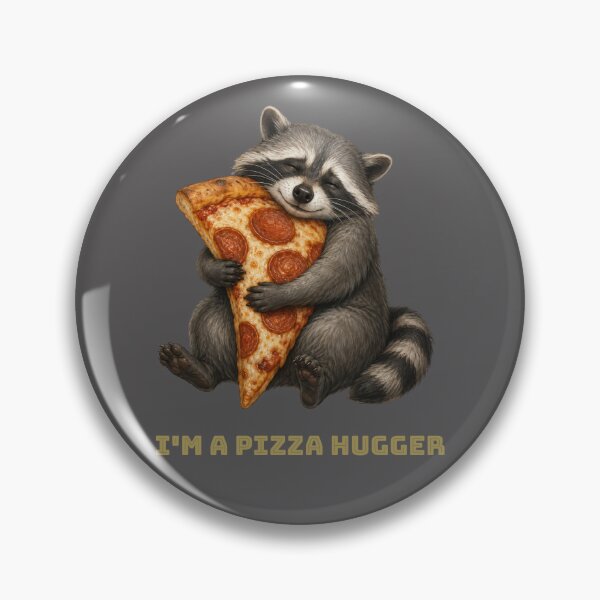 Item preview, I'm a Pizza Hugger Raccoon designed and sold by Bluebird Crafted Tee.