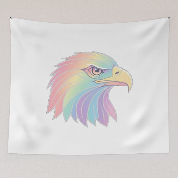 Item preview, Iridescent Bald Eagle Portrait designed and sold by Owcomm.