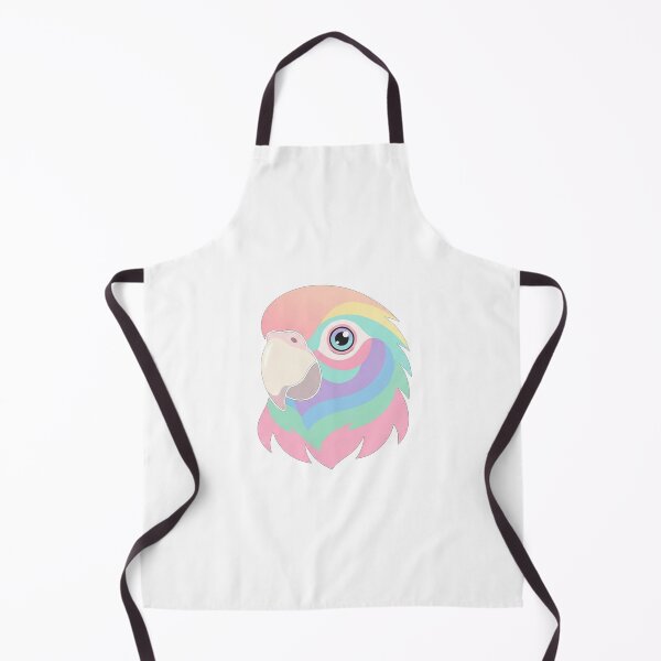 Item preview, Pastel Rainbow Parrot Portrait designed and sold by Owcomm.