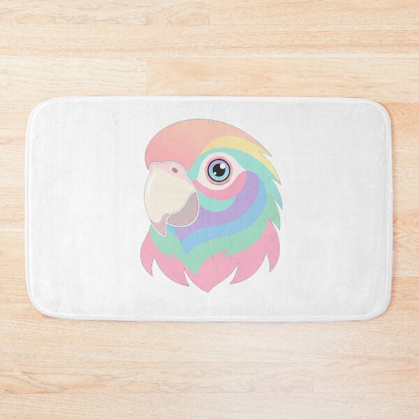 Item preview, Pastel Rainbow Parrot Portrait designed and sold by Owcomm.