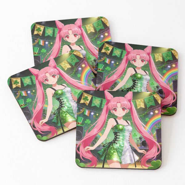 Aperçu de l'œuvre Chibiusa de la Saint-Patrick créée et vendue par Solace Sparkles.