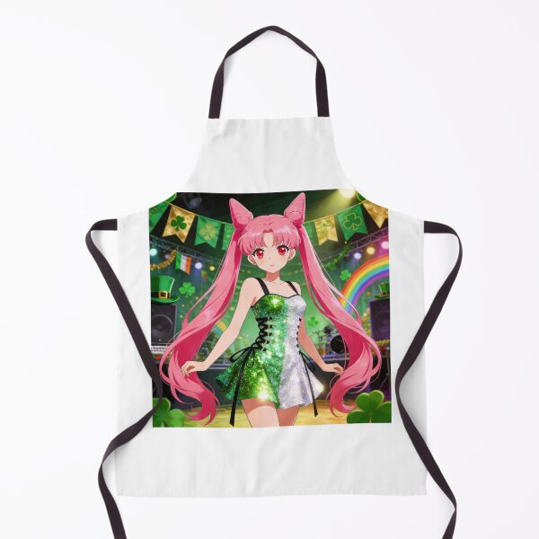 Item preview, St. Patrick's Day Chibiusa designed and sold by Solace Sparkles.
