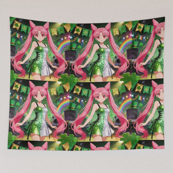 Item preview, St. Patrick's Day Chibiusa designed and sold by Solace Sparkles.