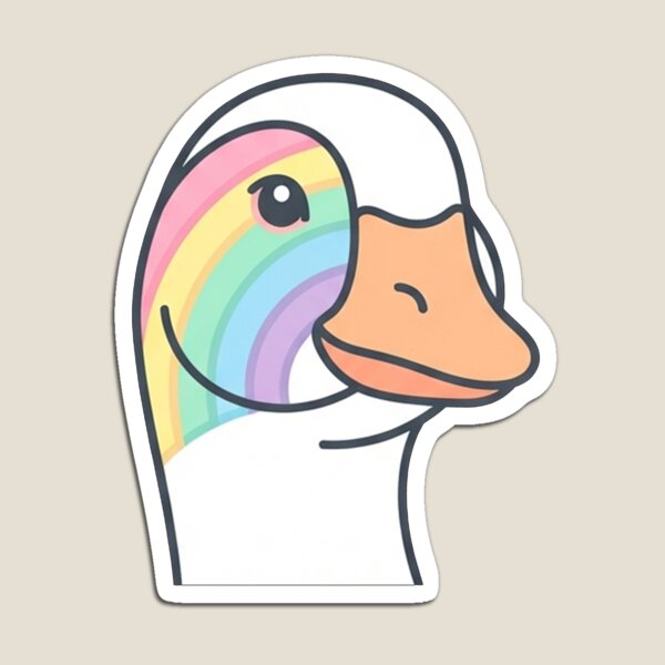 Item preview, Rainbow Goose Pride designed and sold by Owcomm.