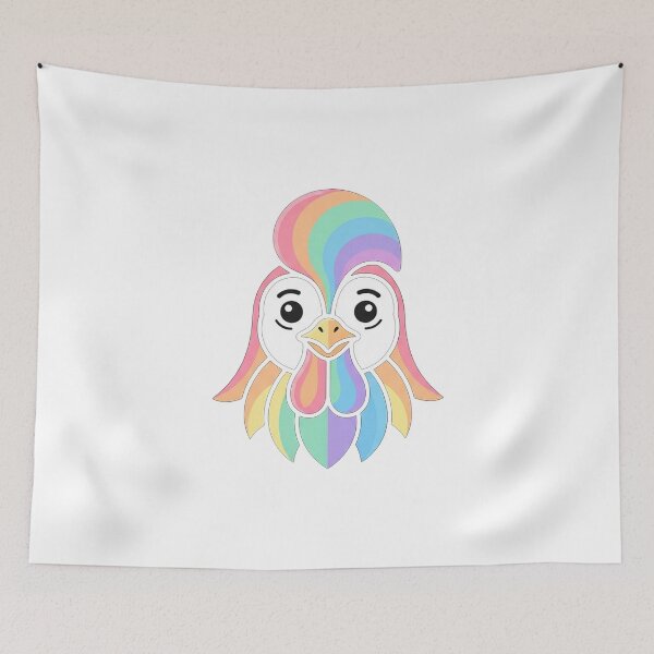 Item preview, Pastel Rainbow Rooster designed and sold by Owcomm.
