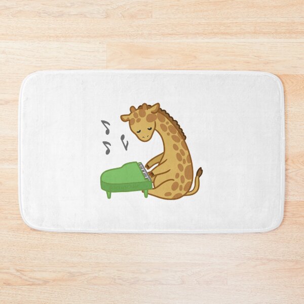 Item preview, Tall Tunes Cute Giraffe Playing Green Piano designed and sold by Greyschale.