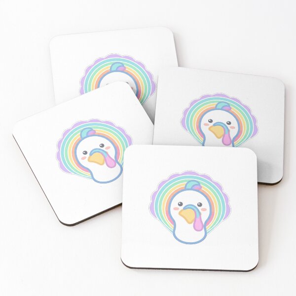 Item preview, Rainbow Turkey Kawaii designed and sold by Owcomm.