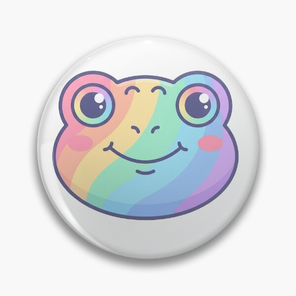 Item preview, Pastel Rainbow Kawaii Frog designed and sold by Owcomm.
