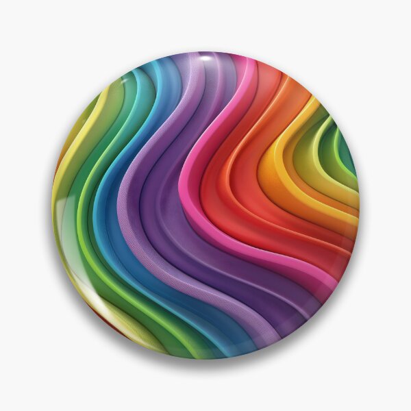 Item preview, Vibrant Rainbow Waves Abstract Pattern designed and sold by 247GiftsbyTina.