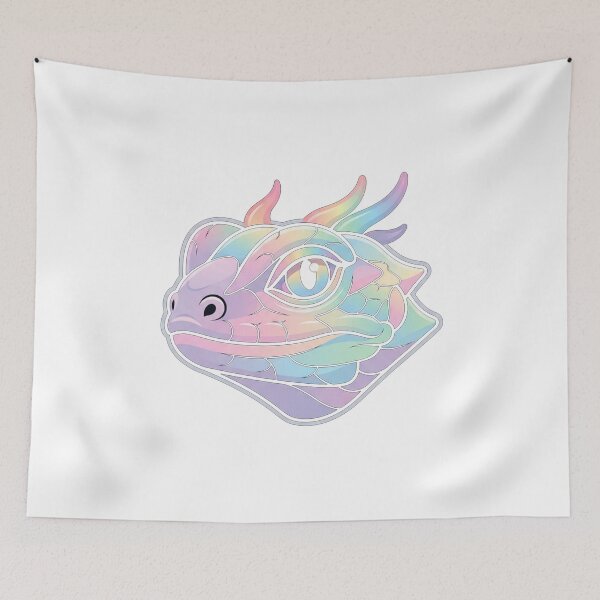 Item preview, Pastel Iridescent Dragon Head designed and sold by Owcomm.