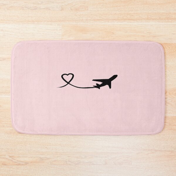 Item preview, Airplane Heart Travel Lover Aviation Wanderlust Cute Minimalist Design designed and sold by ronakris009.