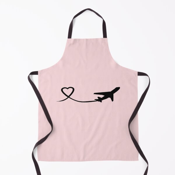Artikelvorschau, Airplane Heart Travel Lover Aviation Wanderlust Cute Minimalist Design entworfen und verkauft von ronakris009.
