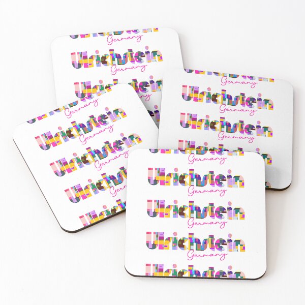 Item preview, Ulrichstein, Germany, Vibrant Abstract City Typography Art designed and sold by Wanderful-roads.