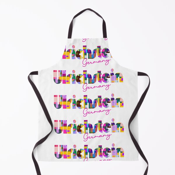 Item preview, Ulrichstein, Germany, Vibrant Abstract City Typography Art designed and sold by Wanderful-roads.