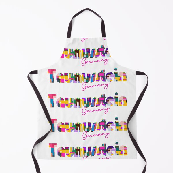 Item preview, Taunusstein, Germany, Vibrant Abstract City Typography Art designed and sold by Wanderful-roads.