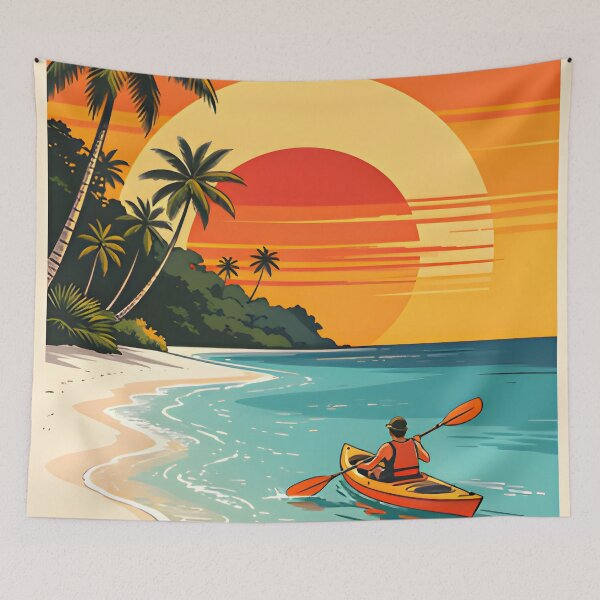 Item preview, Sunset Kayak Adventure – Tropical Thailand Lagoon designed and sold by Spirit of Siam.