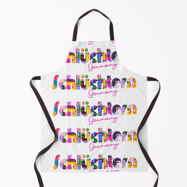Item preview, Schlüchtern, Germany, Vibrant Abstract City Typography Art designed and sold by Wanderful-roads.