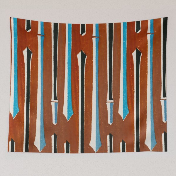 Item preview, Vintage Furuya Korin Shima Shima Japanese Woodblock Print designed and sold by PinUpPizzazz.