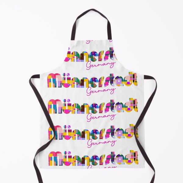 Item preview, Münnerstadt, Germany, Vibrant Abstract City Typography Art designed and sold by Wanderful-roads.