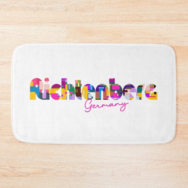 Item preview, Richtenberg, Germany, Vibrant Abstract City Typography Art designed and sold by Wanderful-roads.