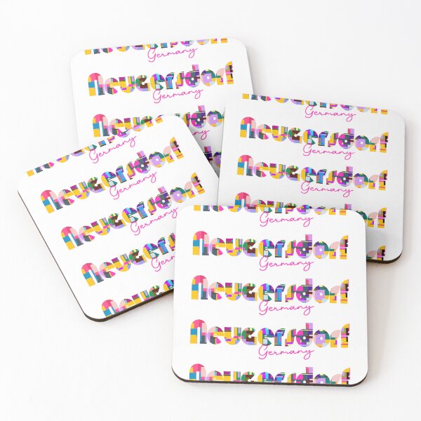 Item preview, Neugersdorf, Germany, Vibrant Abstract City Typography Art designed and sold by Wanderful-roads.