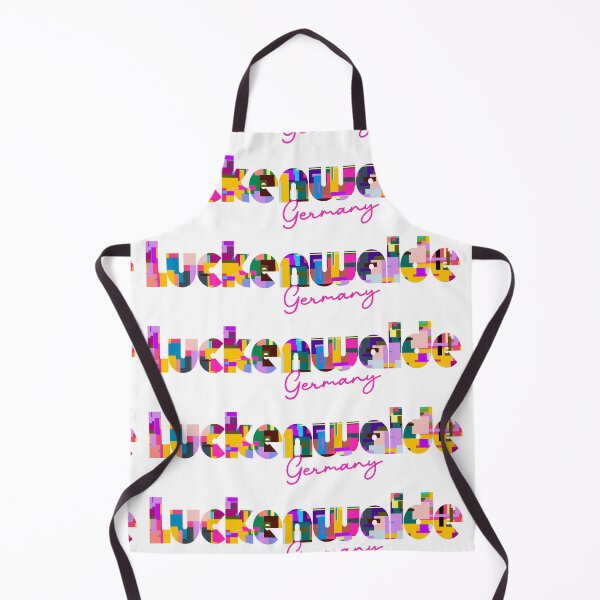 Item preview, Luckenwalde, Germany, Vibrant Abstract City Typography Art designed and sold by Wanderful-roads.