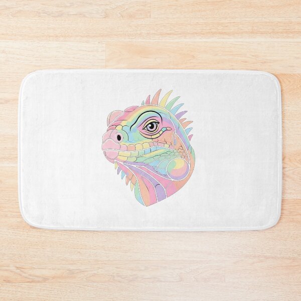 Item preview, Pastel Rainbow Iguana Portrait designed and sold by Owcomm.