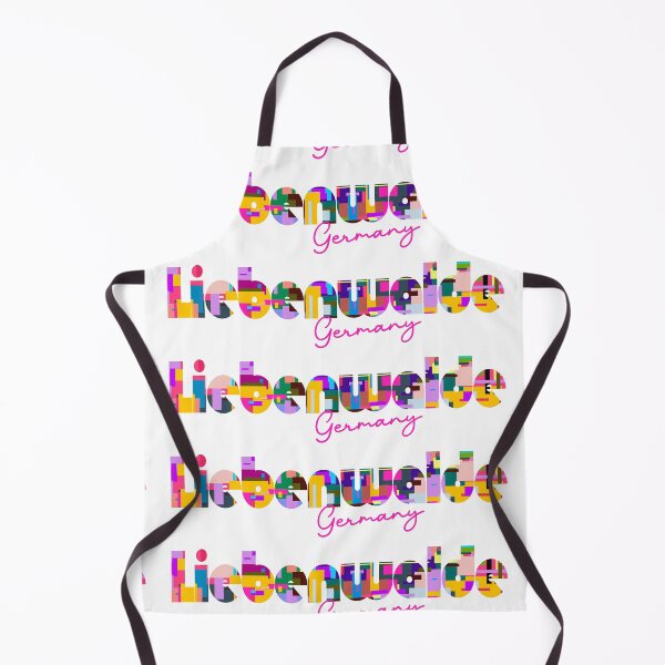 Item preview, Liebenwalde, Germany, Vibrant Abstract City Typography Art designed and sold by Wanderful-roads.