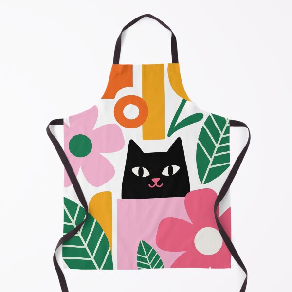 Item preview, Black Cat Botanical Retro designed and sold by Stfnbohm.