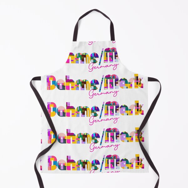 Item preview, Dahme/Mark, Germany, Vibrant Abstract City Typography Art designed and sold by Wanderful-roads.