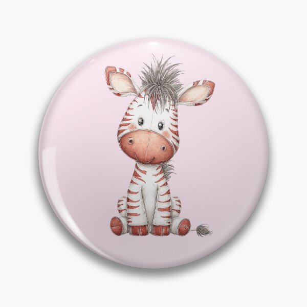 Item preview, Cute Baby Zebra with Red Stripes  designed and sold by SweetLilith.