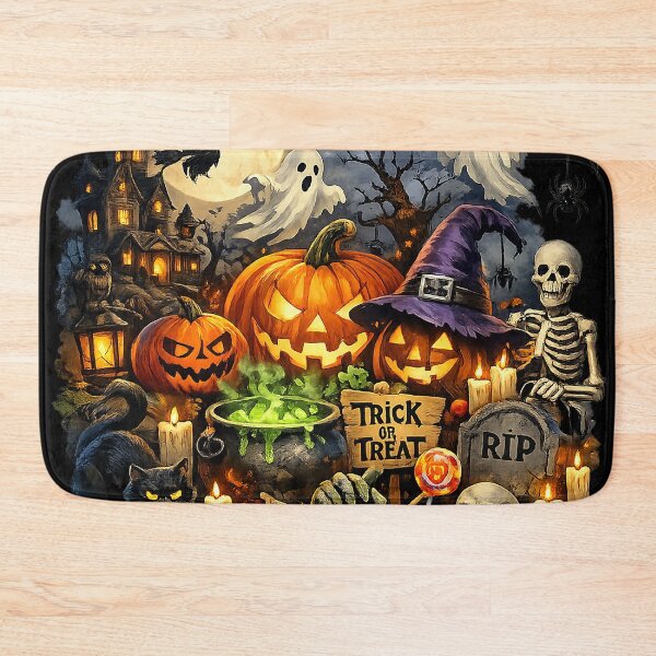 Item preview, Trick or Treat RIP Vintage Halloween Gravestone Design designed and sold by phenchacon.