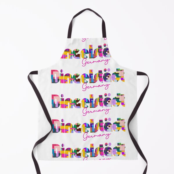 Item preview, Dingelstädt, Germany, Vibrant Abstract City Typography Art designed and sold by Wanderful-roads.