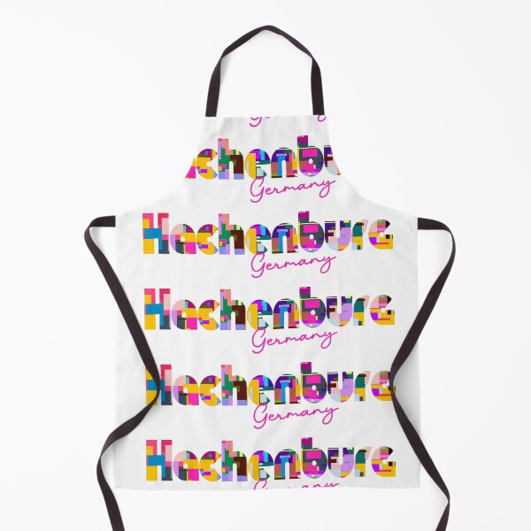 Item preview, Hachenburg, Germany, Vibrant Abstract City Typography Art designed and sold by Wanderful-roads.