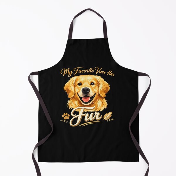 Item preview, My Favorite View Has Fur Golden Retriever Dog Lover Quote Design designed and sold by Sahil Randhawa.